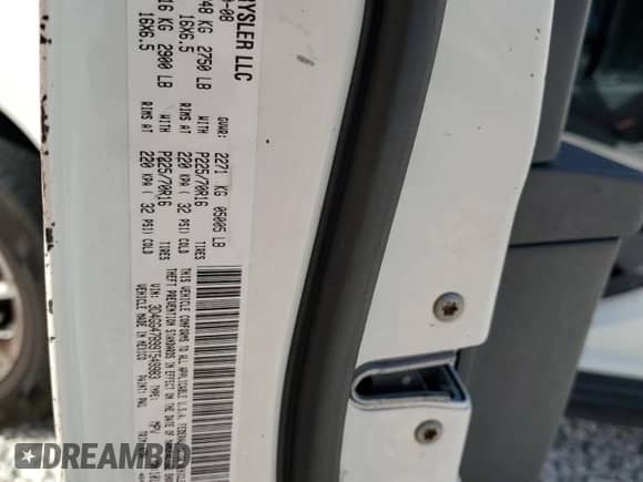 2009 Dodge Journey SE z VIN 3D4GG47B99T549983, wystawiony jako Copart lot #87016725 z przebiegiem 176 898 mil mil oraz Szkoda całkowita • Salvage title. Historia ofert i sprzedaży dostępna na DreamBid. Obrazek 12.