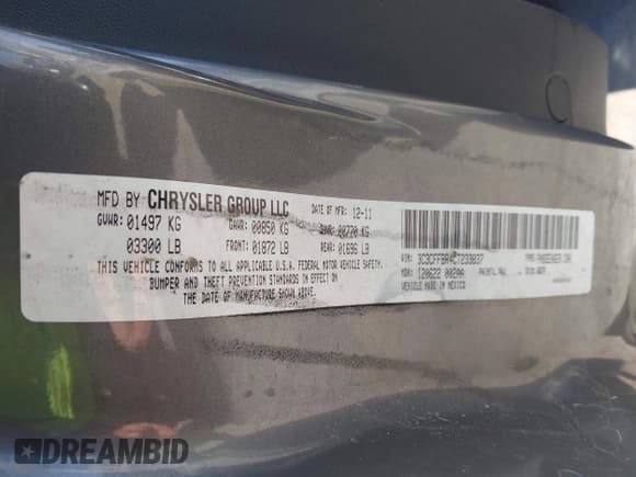 ✅ 2012 FIAT 500 Sport • VIN: 3C3CFFBR4CT233837 • Lot: 43484082. Wystawiony na IAAI z przebiegiem 145 287 mil. Bezpłatny archiwum sprzedaży aukcyjnych z USA i szczegółowy raport historii pojazdu na DreamBid. Zdjęcie 9.