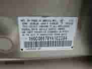 2000 Honda Accord EX с VIN 1HGCG6678YA102394, выставлен на аукционе Copart как лот 71476685 с пробегом 231 614 миль миль и Списание • Salvage title. История ставок и продаж доступна на DreamBid. Изображение 12.