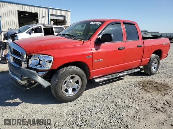 ✅ 2008 Dodge 1500 SLT • VIN: 1D7HA18278J137010 • Лот: 75252464. Опубликован ранее на Copart с пробегом 158 718 миль. Бесплатный доступ к архиву аукционных продаж из США и подробный отчёт об истории автомобиля на DreamBid. Изображение 1.