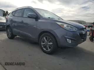 2015 Hyundai Tucson SE with VIN KM8JU3AG7FU011354, listed as a Copart auction lot 91417775 with 144,474 mi miles and Clean title. Bid and sale history available at DreamBid. Image 4.