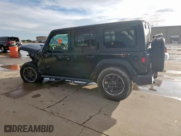 ✅ 2021 Jeep Wrangler Unlimited Willys • VIN: 1C4HJXDN0MW579721 • Lot: 60265255. Listed on Copart with 48,941 mi. Free auction sales archive from the USA and detailed vehicle history report at DreamBid. Image 2.