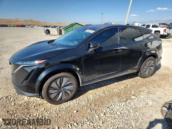 ✅ 2023 Nissan ARIYA Engage • VIN: JN1AF0BA5PM407326 • Lot: 70574035. Wystawiony na Copart z przebiegiem 96 165 mil. Bezpłatny archiwum sprzedaży aukcyjnych z USA i szczegółowy raport historii pojazdu na DreamBid. Zdjęcie 1.