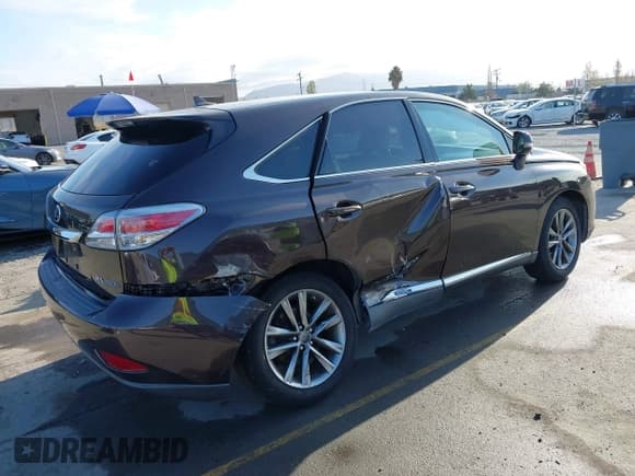 ✅ 2013 Lexus RX 450h • VIN: JTJZB1BA3D2007917 • Lot: 43501431. Listed on IAAI with 101,984 mi. Free auction sales archive from the USA and detailed vehicle history report at DreamBid. Image 4.