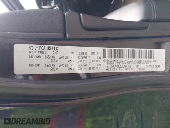 ✅ 2018 Jeep Grand Cherokee Laredo E • VIN: 1C4RJFAG4JC111704 • Лот: 42837688. Опубликован ранее на IAAI с пробегом 173 108 миль. Бесплатный доступ к архиву аукционных продаж из США и подробный отчёт об истории автомобиля на DreamBid. Изображение 9.