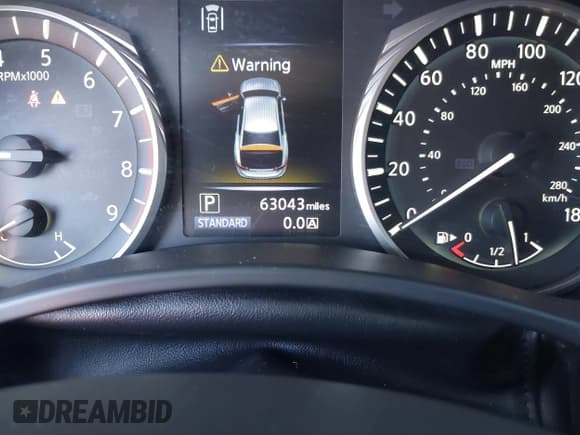 ✅ 2021 Infiniti Q50 Luxe • VIN: JN1EV7BP8MM705608 • Lot: 43530219. Listed on IAAI with 63,043 mi. Free auction sales archive from the USA and detailed vehicle history report at DreamBid. Image 15.