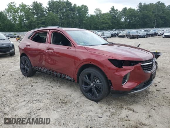 ✅ 2022 Buick Envision Essence • VIN: LRBFZPR45ND163384 • Лот: 59598235. Опубликован ранее на Copart с пробегом 24 552 миль. Бесплатный доступ к архиву аукционных продаж из США и подробный отчёт об истории автомобиля на DreamBid. Изображение 4.