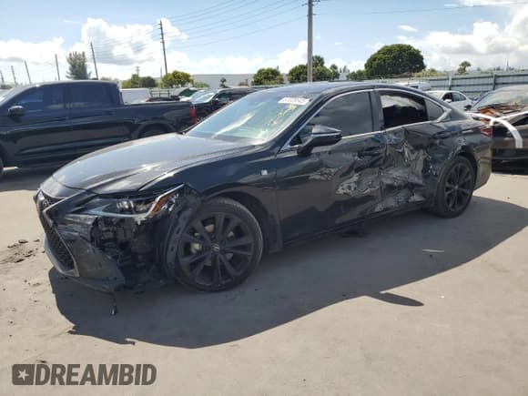 ✅ 2023 Lexus ES 350 F Sport • VIN: 58AJZ1B15PU158878 • Lot: 87009845. Wystawiony na Copart z przebiegiem 61 615 mil. Bezpłatny archiwum sprzedaży aukcyjnych z USA i szczegółowy raport historii pojazdu na DreamBid. Zdjęcie 1.