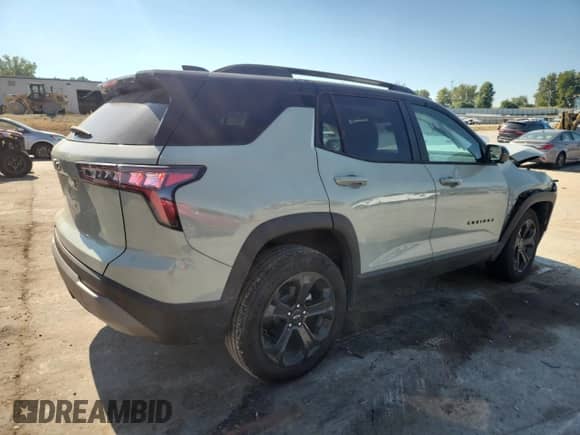 2025 Chevrolet Equinox AWD LT z VIN 3GNAXPEG1SL118196, wystawiony jako Copart lot #80846685 z przebiegiem 5 968 mil mil oraz Szkoda całkowita • Salvage title. Historia ofert i sprzedaży dostępna na DreamBid. Obrazek 3.