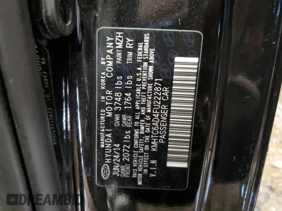 ✅ 2015 Hyundai Veloster • VIN: KMHTC6AD4FU222871 • Lot: 88936705. Wystawiony na Copart z przebiegiem 69 784 mil. Bezpłatny archiwum sprzedaży aukcyjnych z USA i szczegółowy raport historii pojazdu na DreamBid. Zdjęcie 12.