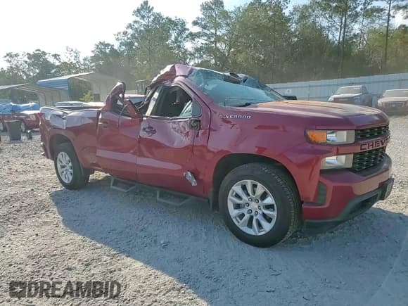 ✅ 2020 Chevrolet Silverado 1500 Custom • VIN: 1GCRWBEF0LZ132559 • Lot: 75050384. Wystawiony na Copart z przebiegiem 114 446 mil. Bezpłatny archiwum sprzedaży aukcyjnych z USA i szczegółowy raport historii pojazdu na DreamBid. Zdjęcie 11.