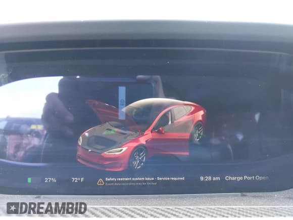 ✅ 2021 Tesla Model S Plaid • VIN: 5YJSA1E60MF447203 • Lot: 42025120. Listed on IAAI with 58,190 mi. Free auction sales archive from the USA and detailed vehicle history report at DreamBid. Image 7.