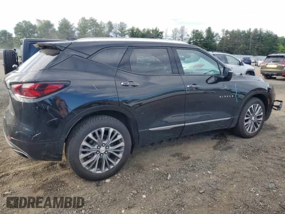 2019 Chevrolet Blazer Premier with VIN 3GNKBFRS0KS578385, listed as a Copart auction lot 59787904 with 32,133 mi miles and Salvage title. Bid and sale history available at DreamBid. Image 3.