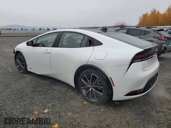 2024 Toyota Prius Limited with VIN JTDADABU7R3014262, listed as a Copart auction lot 90641615 with 25,357 mi miles and Salvage title. Bid and sale history available at DreamBid. Image 2.