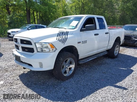 ✅ 2017 Ram 1500 Express • VIN: 1C6RR7FT0HS851584 • Lot: 43058938. Listed on IAAI with 144,966 mi. Free auction sales archive from the USA and detailed vehicle history report at DreamBid. Image 2.