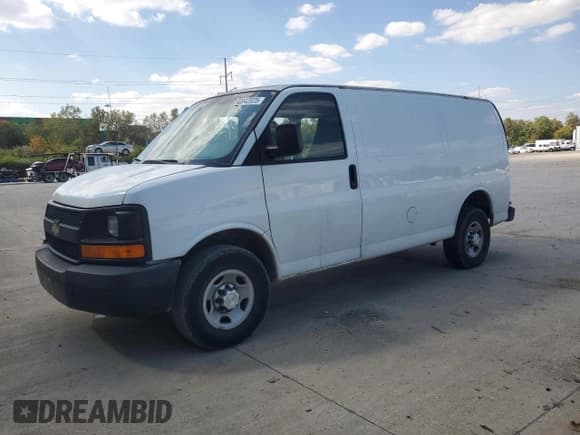 ✅ 2015 Chevrolet Express Cargo • VIN: 1GCWGFCF2F1101293 • Lot: 80942025. Listed on Copart with 224,865 mi. Free auction sales archive from the USA and detailed vehicle history report at DreamBid. Image 1.