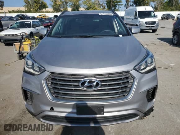 2017 Hyundai Santa Fe SE z VIN KM8SM4HF5HU232011, wystawiony jako Copart lot #81918865 z przebiegiem 53 254 mil mil oraz Szkoda całkowita • Salvage title. Historia ofert i sprzedaży dostępna na DreamBid. Obrazek 5.