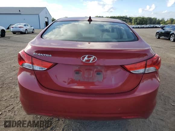 2012 Hyundai Elantra Limited with VIN KMHDH4AE3CU344801, listed as a Copart auction lot 85105085 with 126,367 mi miles and Clean title. Bid and sale history available at DreamBid. Image 6.