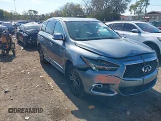 ✅ 2017 Infiniti QX60 • VIN: 5N1DL0MN0HC515505 • Лот: 43622848. Опубликован ранее на IAAI с пробегом 80 523 миль. Бесплатный доступ к архиву аукционных продаж из США и подробный отчёт об истории автомобиля на DreamBid. Изображение 1.