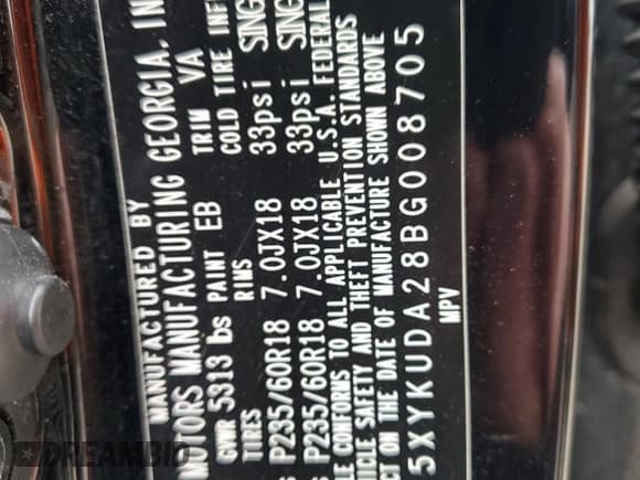 ✅ 2011 Kia Sorento EX • VIN: 5XYKUDA28BG008705 • Lot: 90478655. Listed on Copart with 229,911 mi. Free auction sales archive from the USA and detailed vehicle history report at DreamBid. Image 13.