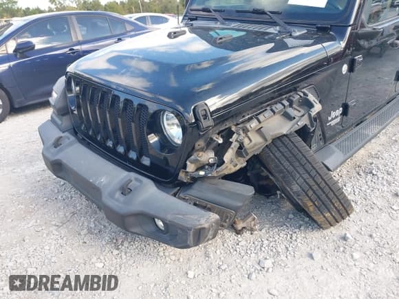✅ 2018 Jeep Wrangler Unlimited Sport S • VIN: 1C4HJXDGXJW152723 • Lot: 43616338. Listed on IAAI with 77,566 mi. Free auction sales archive from the USA and detailed vehicle history report at DreamBid. Image 6.