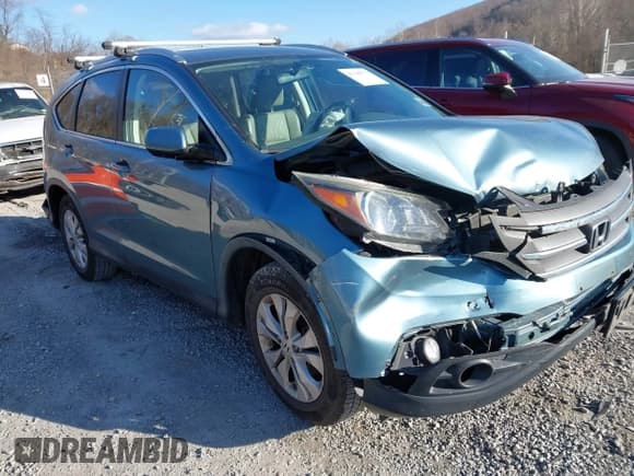 ✅ 2013 Honda CR-V EX-L • VIN: 2HKRM4H70DH692161 • Lot: 43780773. Listed on IAAI with 178,589 mi. Free auction sales archive from the USA and detailed vehicle history report at DreamBid. Image 1.