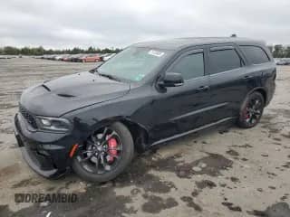 2021 Dodge Durango R/T with VIN 1C4SDJCT7MC661991, listed as a Copart auction lot 71723405 with 71,583 mi miles and Salvage title. Bid and sale history available at DreamBid. Image 1.