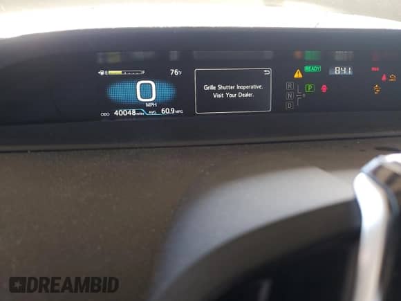 2021 Toyota Prius LE with VIN JTDKAMFP9M3172503, listed as a Copart auction lot 80928425 with 40,048 mi miles and Salvage title. Bid and sale history available at DreamBid. Image 9.