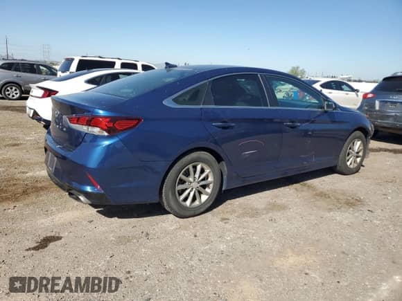 2018 Hyundai Sonata SE with VIN 5NPE24AF3JH640587, listed as a Copart auction lot 89699275 with 105,996 mi miles and Salvage title. Bid and sale history available at DreamBid. Image 3.