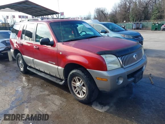 ✅ 2002 Mercury Mountaineer • VIN: 4M2ZU86W12ZJ16791 • Лот: 41749193. Опубликован ранее на IAAI с пробегом 167 878 миль. Бесплатный доступ к архиву аукционных продаж из США и подробный отчёт об истории автомобиля на DreamBid. Изображение 1.