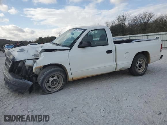 ✅ 2002 Dodge Dakota • VIN: 1B7FL16X22S676436 • Lot: 78075154. Wystawiony na Copart z przebiegiem 125 518 mil. Bezpłatny archiwum sprzedaży aukcyjnych z USA i szczegółowy raport historii pojazdu na DreamBid. Zdjęcie 1.