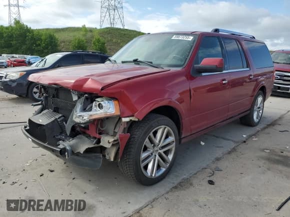 ✅ 2015 Ford Expedition Max Limited • VIN: 1FMJK1KT5FEF01923 • Lot: 59873255. Listed on Copart with 242,656 mi. Free auction sales archive from the USA and detailed vehicle history report at DreamBid. Image 1.