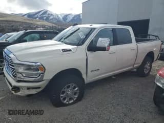 ✅ 2023 Ram 2500 Laramie • VIN: 3C6UR5FJ1PG591070 • Lot: 47958825. Listed on Copart with 15,623 mi. Free auction sales archive from the USA and detailed vehicle history report at DreamBid. Image 1.