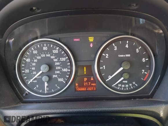 ✅ 2007 BMW 3 Series 328i • VIN: WBAVC53507FZ80514 • Лот: 43423044. Опубликован ранее на IAAI с пробегом 106 863 миль. Бесплатный доступ к архиву аукционных продаж из США и подробный отчёт об истории автомобиля на DreamBid. Изображение 7.