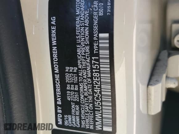 ✅ 2017 MINI Clubman Cooper S • VIN: WMWLU5C54H2E81571 • Lot: 60779325. Wystawiony na Copart z przebiegiem 94 022 mil. Bezpłatny archiwum sprzedaży aukcyjnych z USA i szczegółowy raport historii pojazdu na DreamBid. Zdjęcie 13.