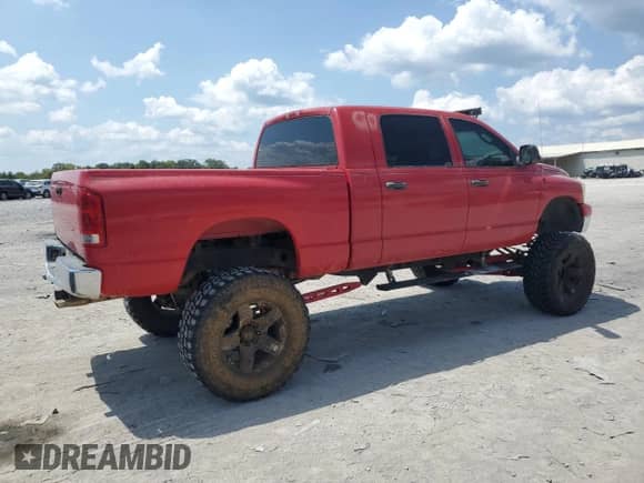 2006 Dodge 1500 SLT with VIN 3D7KS19D26G278083, listed as a Copart auction lot 68938744 with 176,028 mi miles and Salvage title. Bid and sale history available at DreamBid. Image 3.