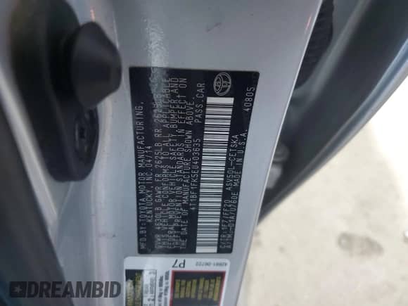 2014 Toyota Camry L z VIN 4T1BF1FK5EU403635, wystawiony jako Copart lot #71117025 z przebiegiem 154 018 mil mil oraz Szkoda całkowita • Salvage title. Historia ofert i sprzedaży dostępna na DreamBid. Obrazek 12.