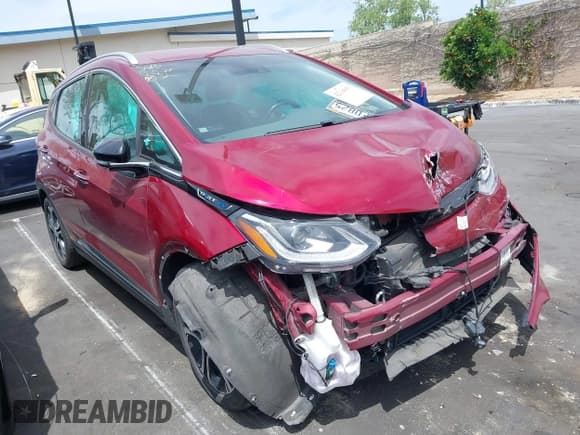 ✅ 2021 Chevrolet Bolt EV Premier • VIN: 1G1FZ6S02M4113181 • Lot: 42218653. Listed on IAAI with 91,376 mi. Free auction sales archive from the USA and detailed vehicle history report at DreamBid. Image 1.