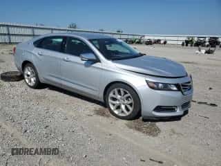 2018 Chevrolet Impala Premier z VIN 2G1125S39J9120107, wystawiony jako Copart lot #81928785 z przebiegiem 60 870 mil mil oraz Szkoda całkowita • Salvage title. Historia ofert i sprzedaży dostępna na DreamBid. Obrazek 4.