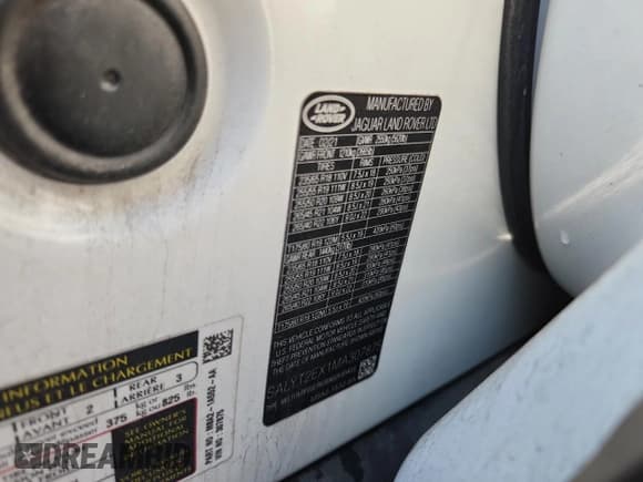 ✅ 2021 Land Rover Range Rover Velar R-Dynamic S • VIN: SALYT2EX1MA307875 • Лот: 80669605. Опубликован ранее на Copart с пробегом 40 910 миль. Бесплатный доступ к архиву аукционных продаж из США и подробный отчёт об истории автомобиля на DreamBid. Изображение 13.