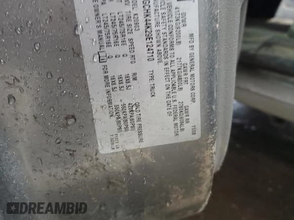 ✅ 2009 Chevrolet Silverado 2500HD Work Truck • VIN: 1GCHK44K29E124710 • Лот: 67532425. Опубликован ранее на Copart с пробегом 191 140 миль. Бесплатный доступ к архиву аукционных продаж из США и подробный отчёт об истории автомобиля на DreamBid. Изображение 12.