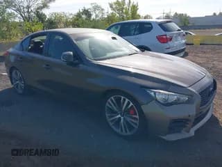 ✅ 2016 Infiniti Q50 Red Sport 400 • VIN: JN1FV7AR5GM451254 • Lot: 43359920. Listed on IAAI with 50,039 mi. Free auction sales archive from the USA and detailed vehicle history report at DreamBid. Image 1.