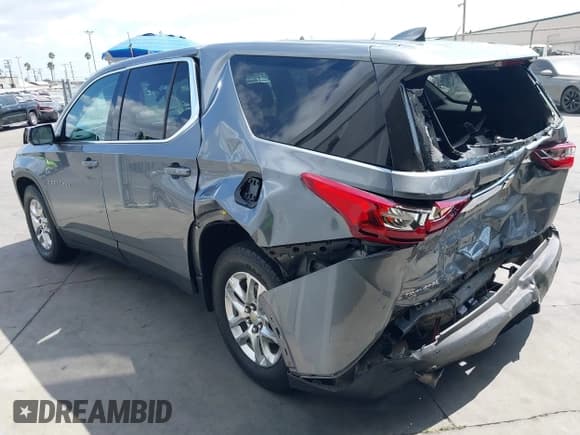 ✅ 2020 Chevrolet Traverse LS • VIN: 1GNERFKW4LJ279328 • Lot: 43182524. Listed on IAAI with 75,612 mi. Free auction sales archive from the USA and detailed vehicle history report at DreamBid. Image 3.