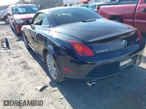 ✅ 2002 Lexus SC 430 • VIN: JTHFN48Y520021506 • Lot: 43888299. Listed on IAAI with 193,587 mi. Free auction sales archive from the USA and detailed vehicle history report at DreamBid. Image 3.