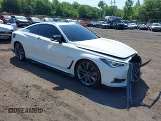 ✅ 2019 Infiniti Q60 Red Sport 400 • VIN: JN1FV7EL0KM440841 • Lot: 42545802. Listed on IAAI with 103,556 mi. Free auction sales archive from the USA and detailed vehicle history report at DreamBid. Image 1.