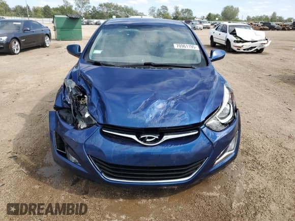 ✅ 2016 Hyundai Elantra SE • VIN: 5NPDH4AE7GH786548 • Lot: 70961195. Listed on Copart with 143,154 mi. Free auction sales archive from the USA and detailed vehicle history report at DreamBid. Image 5.