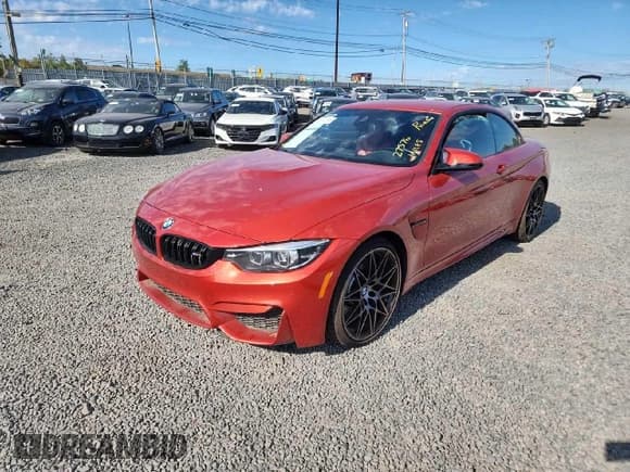 ✅ 2020 BMW M4 • VIN: WBS4Z9C06L5P15498 • Lot: 75832504. Listed on Copart with 27,576 mi. Free auction sales archive from the USA and detailed vehicle history report at DreamBid. Image 1.