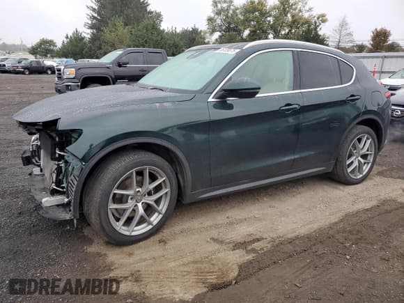 ✅ 2019 Alfa Romeo Stelvio Ti Sport • VIN: ZASPAKBN4K7C39908 • Lot: 86139875. Listed on Copart with 54,672 mi. Free auction sales archive from the USA and detailed vehicle history report at DreamBid. Image 1.