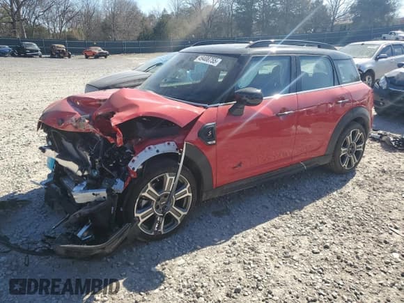 ✅ 2024 MINI Countryman Cooper S • VIN: WMZ83BR0XR3R52959 • Lot: 49408755. Listed on Copart with 7,933 mi. Free auction sales archive from the USA and detailed vehicle history report at DreamBid. Image 1.