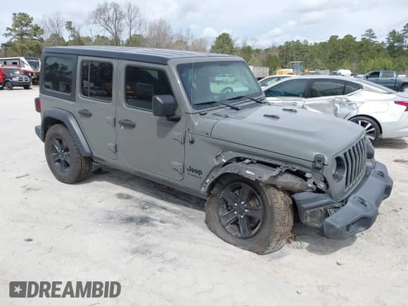 ✅ 2021 Jeep Wrangler Unlimited Sport S • VIN: 1C4HJXDG1MW594522 • Lot: 41715891. Wystawiony na IAAI z przebiegiem 88 821 mil. Bezpłatny archiwum sprzedaży aukcyjnych z USA i szczegółowy raport historii pojazdu na DreamBid. Zdjęcie 1.